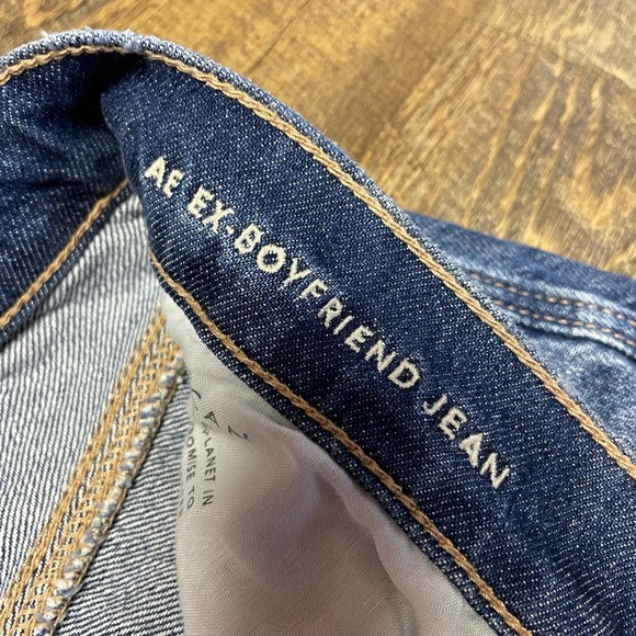 American Eagle Jeans Women's 4 Short Ex-Boyfriend Low Rise Denim Comfort Stretch - Picture 9 of 12